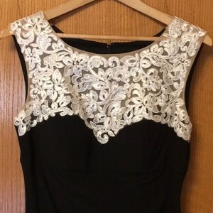 Maxi gown. Black and lace beautiful dress.